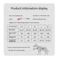 thumbnail image 3 of Yidarton Pet Dog Chest Strap Reflective Dog Leash Small Dog Vest Pet Leash Black XS, 3 of 6