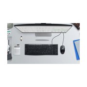 Logitech MK200 Media Combo, Keyboard/Mouse, Wired, USB, Black