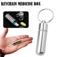 thumbnail image 2 of CUITINGAluminum Pill Case Keychain Waterproof Holder Medicine Bottle Cont GX Box L9H8, 2 of 8
