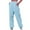 Light Blue, variant on WREESH Womens Sweatpants Casual Trousers High Waist with Pockets Long Pants Brown