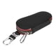 thumbnail image 1 of Universal Car Auto PU Leather Zipper Key Case Holder Storage Bag Cover Black, 1 of 5