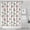 Pioneer Flower Floral, variant on Pioneer Flower Floral Print Pattern Shower Curtain 84"x72", Bathroom Decorative Shower Curtain Set with 12 Hooks, Waterproof Washable
