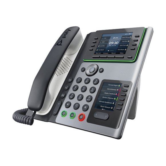 TELÉFONO POLY EDGE E400 IP Y HABILITADO PARA POE