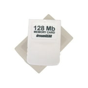 dreamGEAR - Flash memory card - 128 MB - white - for Nintendo GameCube; Nintendo Wii