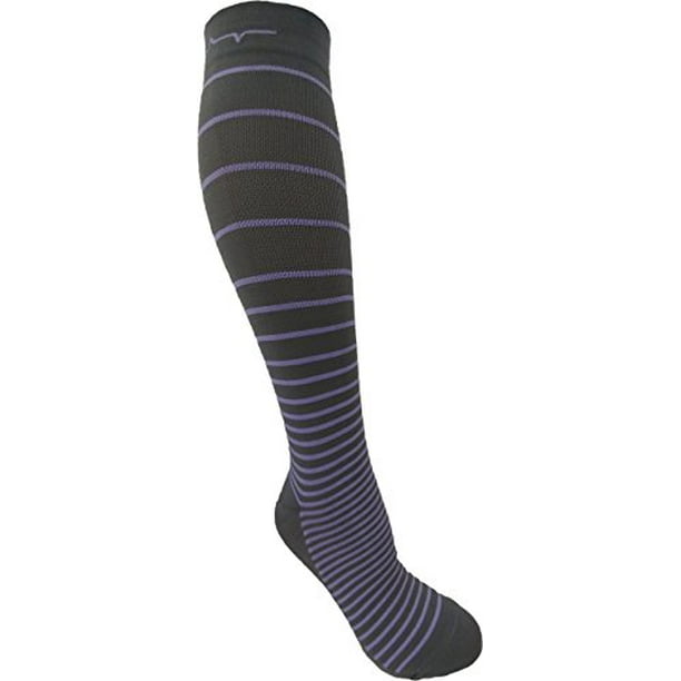 Extra Soft Large/XLarge Colorful Compression Socks, Moderate/Medium