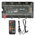 thumbnail image 2 of RGB synchronization function Case Fan Remote Controller, ABS + PCB Material  Remote PWM+ARGB Controller, for DIY Computer Computer Cooling Fan, 2 of 7