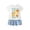 a-Blue4129, variant on VNKIDY Boys Girls Kids 2 Piece Casual Outfit Short Sleeve Crewneck Fruits Applique TShirts Matching Checkered Loose Fit Shorts For Summer Casual Wear Blue 100