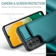 thumbnail image 2 of Feishell for Samsung Galaxy A14 5G Case with Card Holder, Wallet Case for Women Men with RFID Blocking, Durable PU Leather Kickstand Magnetic Clasp Shockproof Phone Case,Blue, 2 of 9
