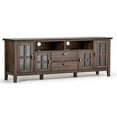 thumbnail image 2 of Pemberly Row 72" TV Stand in Natural Aged Brown, 2 of 5