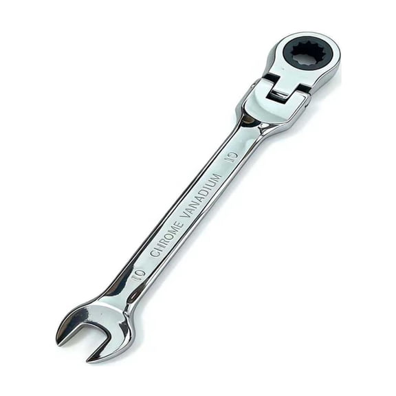 10mm Ratchet Wrench Flex Head, Industrial Grade Gear Spann