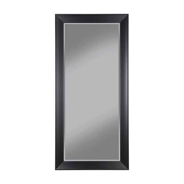 Full Length Leaner Mirror Contemporary Black 65" x 31" by Martin