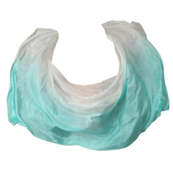 250 cm x 114 cm Multicolor Silk Dance Veil, silk belly dance scarf veils, Women's Belly Dance Accessories