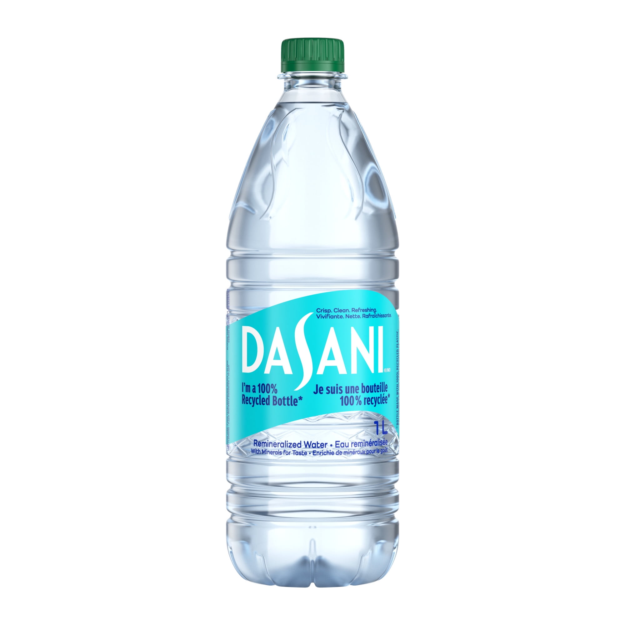 Dasani Water Bottle, 1 Liter, 500 mL