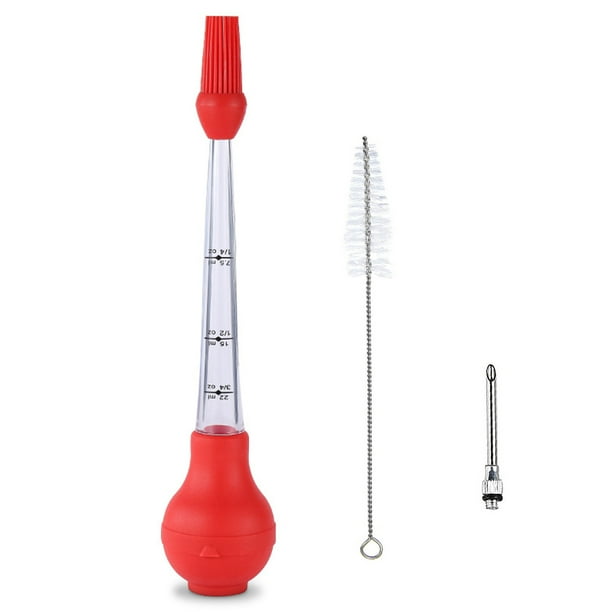 Sazoneamiento de la bomba Dropper Sheller Tubes Utensilios de cocina Tubos Tubos Capacidad Boquilla Handheld MARINADE ACCESORIOS COCINOS Suministros Gadgets Inevent HA010615-00