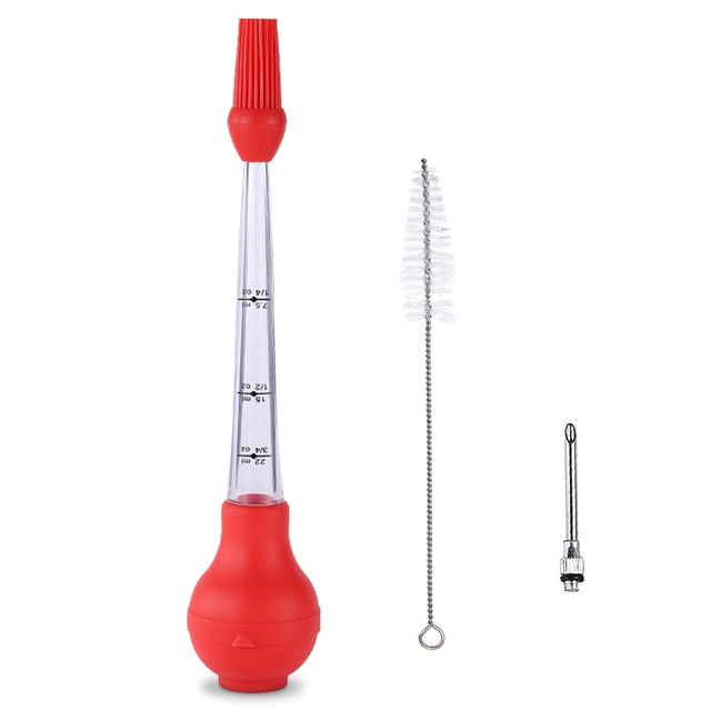 Sazoneamiento de la bomba Dropper Sheller Tubes Utensilios de cocina Tubos Tubos Capacidad Boquilla Handheld MARINADE ACCESORIOS COCINOS Suministros Gadgets Inevent HA010615-00