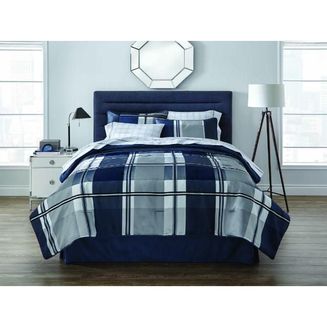Springmaid Spencer Plaid Bed-in-a-Bag, 8 pièces