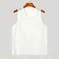 thumbnail image 5 of Tauxra Men's Sleeveless Mesh Vest,Summer Hollow Out Fitness V Neck Breathable Knit, 5 of 7