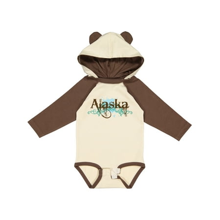 

Inktastic Alaska Grunge Gift Baby Boy or Baby Girl Long Sleeve Bodysuit