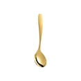thumbnail image 1 of Vwrxbz Stainless Steel Spoon 304 Curved Handle Soup Spoon for Hotel Home Restaurant Ergonomic Design Tableware, 1 of 8