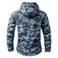 thumbnail image 3 of Hsovts Mens Military Camouflage Tactical Softshell Hooded Jackets Waterproof Windbreaker Fleece Lined Coat Outdoor Work Winter Men Jacket Blue XL, 3 of 3