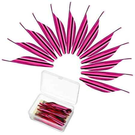 Arrows Spin Vanes 50 Pack 1.8 Inch Plastic Arrow Fletching for DIY Shooting Pink