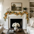 thumbnail image 3 of Artificial Rose Vines Garland 180cm Fake Flower Garland with Green Leaves Decorative Floral Ivy for Wedding Arch Garden Wall Balcony Living Room Bedroom Party Mother's Day Home Decor, 3 of 6