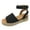 Black, variant on Women's Open Toe Buckle Ankle Strap Summer Casual Sandals Thick Sole Shoes Comfortable Beach Breathable Shoes