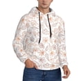 thumbnail image 2 of Salouo Maple Leaves Pattern Men's Fall Hoodie Sweatshirt,Sport Hoodie with Pockets for Men Pullover Casual Hooded Sweatshirt-Medium, 2 of 7