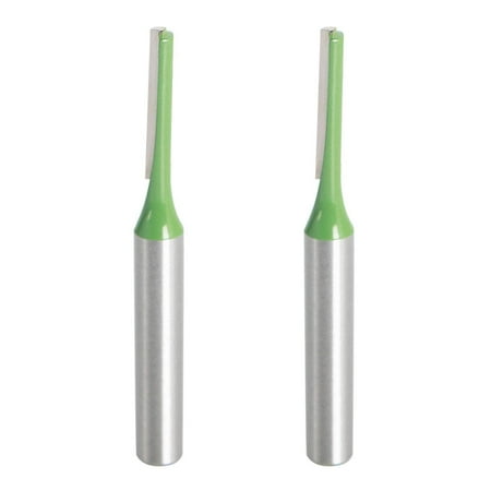 

4mm Dia Router Bit - 6mm Dia Shank - Single Straight Carbide Bit for Woodworking - 2pcs Green 6mm x 4mm 2024 Ping