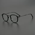 Vintage Pure Titanium Eyeglasses Frame Men Retro Ultra Light Glasses