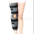 thumbnail image 1 of Knee Fixed Splint Leg Immobilizer Adjustable Knee Brace Support Leg Brace Posture Corrector Stabilizer for Injury Bandage After humera Fractures,L, 1 of 5