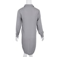 thumbnail image 4 of Vestido de Camisa de Gasa con Botones de Manga Larga para Mujer Blusa Informal de Talla Grande METRO Baoblaze  vestido largo de gasa, 4 of 6
