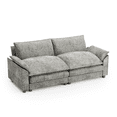 thumbnail image 3 of Homall 80" W Loveseat Sofa with Soften Arms for Small Spaces Loveseat Sleeper Couches for Living Room,Gray, 3 of 7