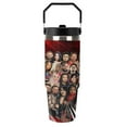thumbnail image 3 of WWE 30 Oz Tumbler with Straw, Vacuum Insulated Stainless Steel Double Wall Water Bottle Travel Coffee Mug, Gifts, 3 of 8