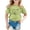 Green, variant on Hienoo Toddler Girls' T-Shirt Short Sleeve Soft Graphic T Shirt Loose Leisure Tshirt