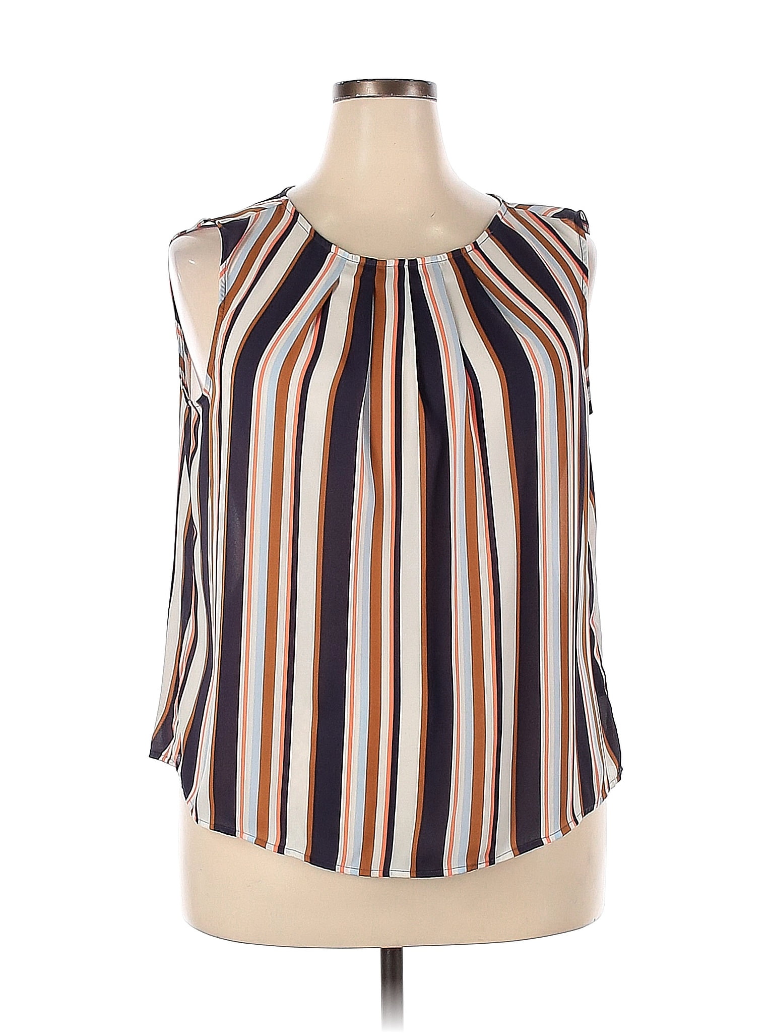 worthington womens high neck long sleeve blouse