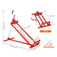 thumbnail image 2 of Tractor Attachments Heavy Duty Steel Riding Mower Lift, 880 Lbs Lawn Mower Lift Jack, Foldable Lawn Tractor Lift, Telescopic Maintenance Jack with Manual & Power Tool Handle for Lawn Mowers and Garde, 2 of 7