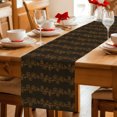 thumbnail image 5 of Table Runners 70 Inches Long Dress Scarves, Rustic Leaves Farmhouse Coffee/Dining/Kitchen Table Decor, Holiday Table Runner, Farmhouse Orange Vine Leaf Pastoral Black 13x70 Inch, 5 of 9