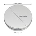 thumbnail image 4 of Shisuyan 12Pcs Round Metal Tins Candy Tin Box Silver Storage for DIY Enthusiasts Home Use, 4 of 8