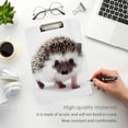 thumbnail image 2 of FMSHPON Cute Hedgehog Clipboard Hardboard Wood Nursing Clip Board and Pull for Standard A4 Letter 13x9 inches, 2 of 2
