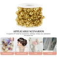thumbnail image 3 of 1 Roll Plastic Pearl String DIY Beads String Chain 10m-Length Spool Beading Chain, 3 of 8