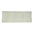 thumbnail image 2 of Klear Vu The Gripper Non-Slip Tufted Omega Universal Bench Cushion, 43" x 14 x 3", Ivory, 2 of 4