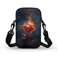 thumbnail image 2 of HELLHERO Jamaican Flag Design Double-layer Women Crossbody Bag for Adults Outdoor Holiday Travel Messenger Bag Polyester 4.33"x1.97"x7.09", 2 of 7