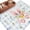 light blue, variant on Easter Round Area Rug 6Ft Washable Circle Rugs for Bathroom Office, Spring Rabbits Ears Feet Flowers Wooden Grain Non-Slip Carpet Floor Mats Indoor Outdoor Carpet Runner Aesthetic Home Decor