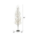 thumbnail image 2 of Vickerman 8' Silver Artificial Christmas Tree, Warm White LED Lights, 2 of 2