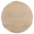 thumbnail image 5 of Joana Coffee Table- 35 Inch Round Drum Shape with 3 Legs- Sandblasted Mango Wood, 5 of 5