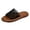 Black, variant on HTHLVMD Lace Platform Slide Mules, Scalloped Edge Summer Sandals, Single Band Open Toe Slides, Boho Casual Cushioned Footwear, Footwear Hey Beach Women's Crochet Flat Slip-On Sandal, Beige 5.5