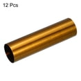 thumbnail image 3 of Uxcell E12 Candle Socket Covers, 3.1 Inch Tall Chandelier Sleeves Candelabra Base Holder, Gold Bronze 12 Pack, 3 of 5