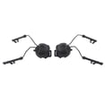 thumbnail image 1 of Juego de adaptadores de riel de arco para casco de 1 par para Peltor Comtac (negro), 1 of 10