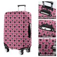 thumbnail image 5 of Pink Pug Puppies Luggage Cover Fashion Suitcase Cover Baggage Covers Fit 25-28 Inch Luggage (Go Travel), 5 of 5
